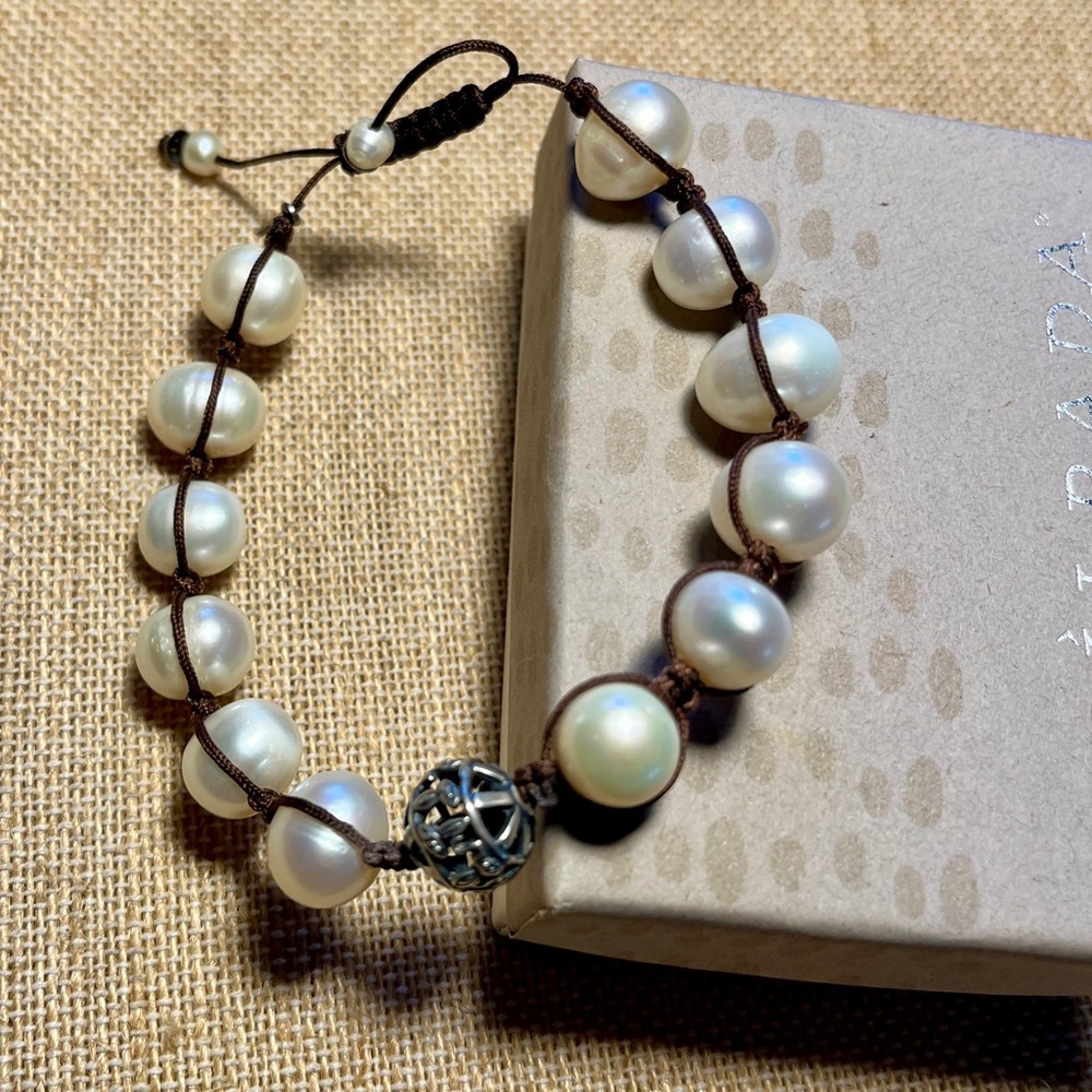 Silpada “Rugged Pearls” Bracelet